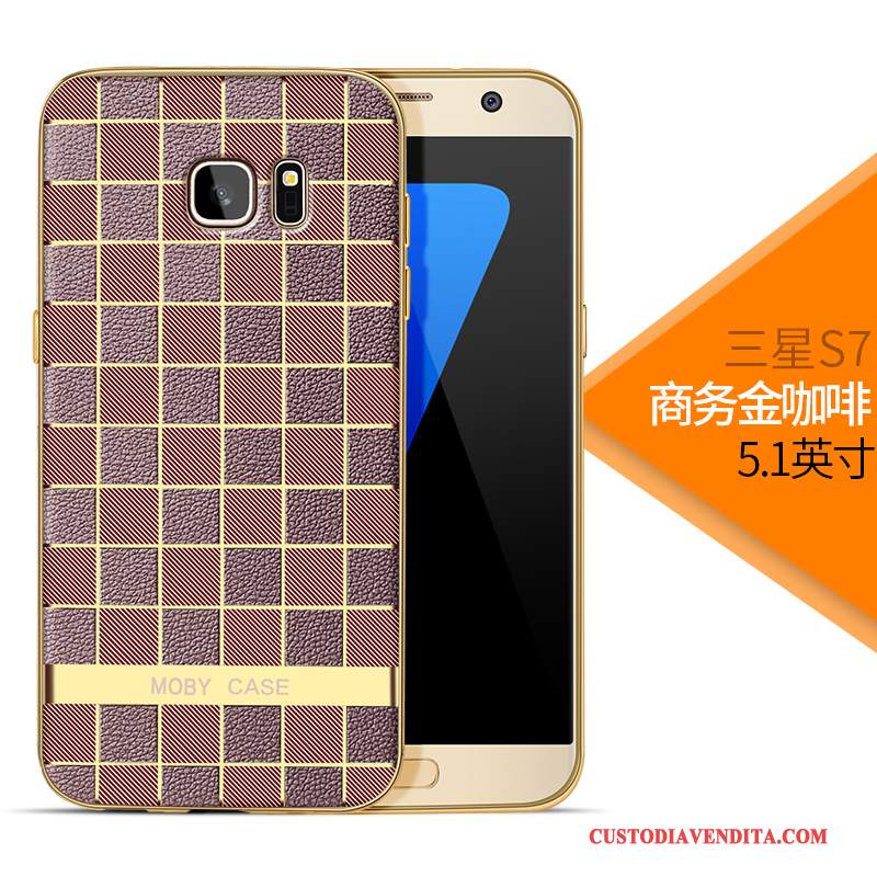 Custodia Samsung Galaxy S7 Silicone Affari Anti-caduta, Cover Samsung Galaxy S7 Protezione Leggere Rosa