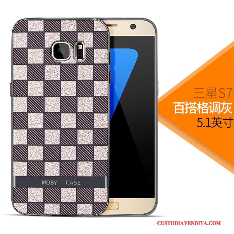 Custodia Samsung Galaxy S7 Silicone Affari Anti-caduta, Cover Samsung Galaxy S7 Protezione Leggere Rosa
