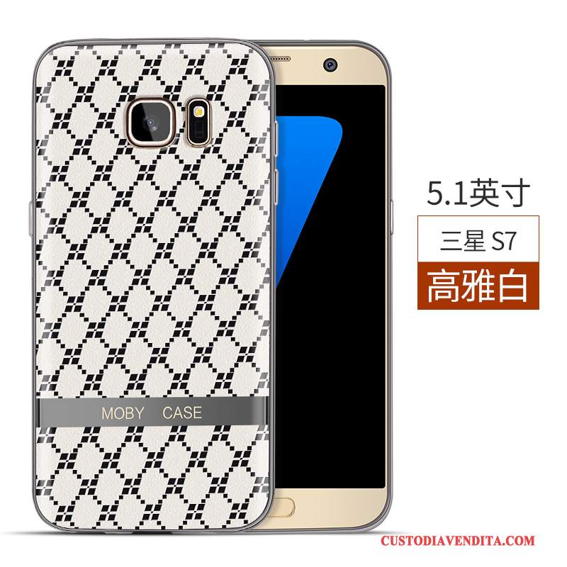 Custodia Samsung Galaxy S7 Silicone Affari Anti-caduta, Cover Samsung Galaxy S7 Protezione Leggere Rosa
