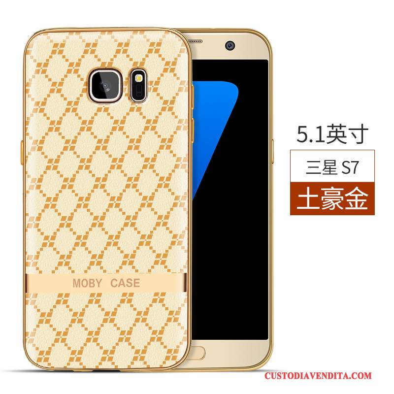 Custodia Samsung Galaxy S7 Silicone Affari Anti-caduta, Cover Samsung Galaxy S7 Protezione Leggere Rosa