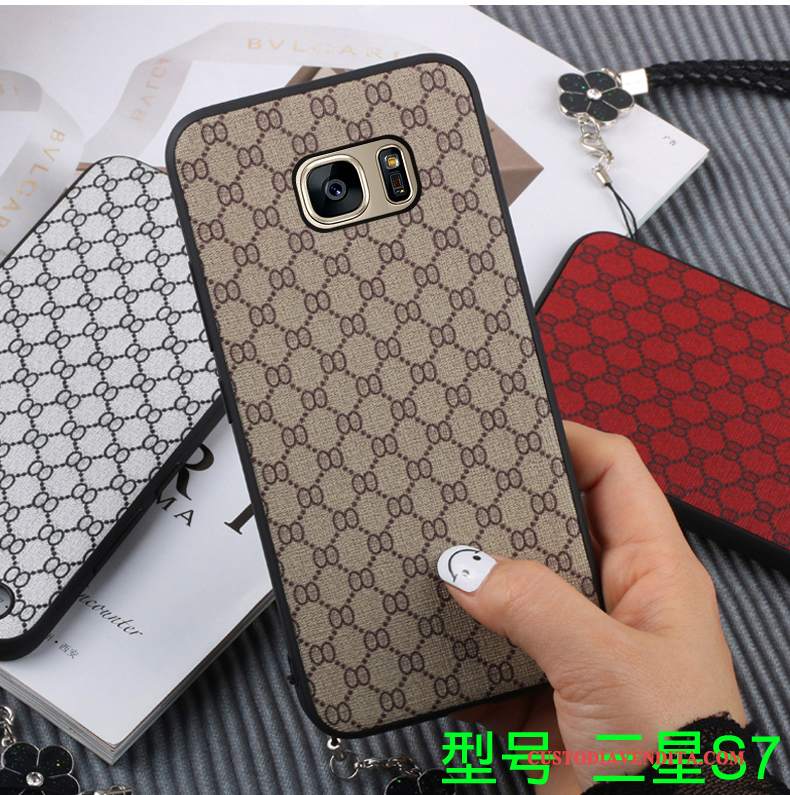 Custodia Samsung Galaxy S7 Silicone Morbido Grande, Cover Samsung Galaxy S7 Protezione Telefono Tendenza
