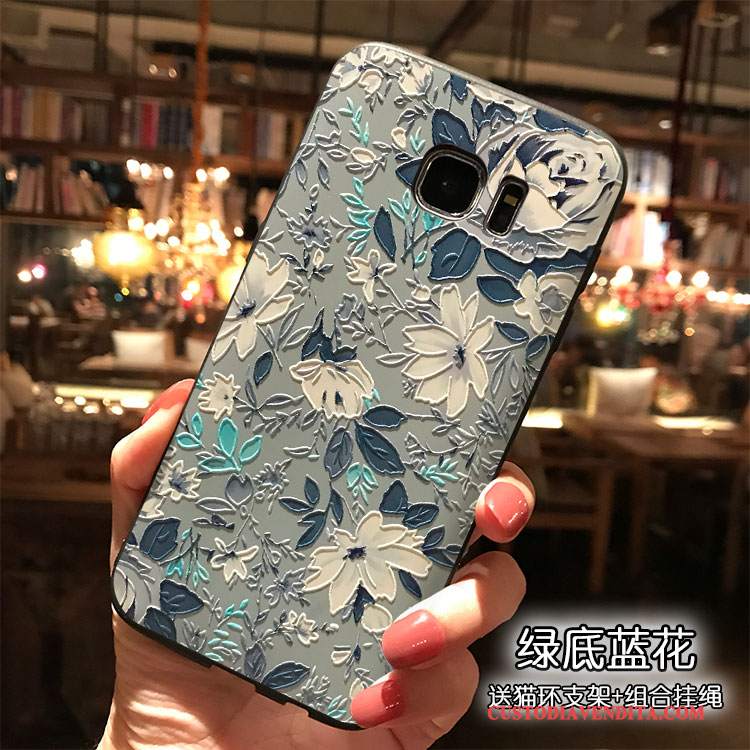 Custodia Samsung Galaxy S7 Silicone Ornamenti Appesitelefono, Cover Samsung Galaxy S7 Vento Tutto Incluso