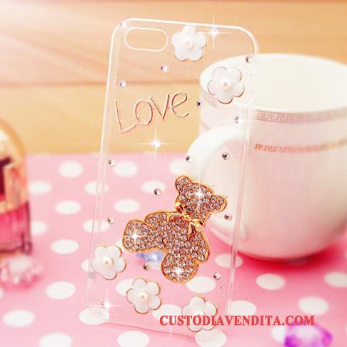 Custodia Samsung Galaxy S7 Strass Tutto Incluso Tendenza, Cover Samsung Galaxy S7 Protezione Rosatelefono