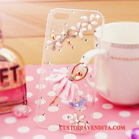 Custodia Samsung Galaxy S7 Strass Tutto Incluso Tendenza, Cover Samsung Galaxy S7 Protezione Rosatelefono