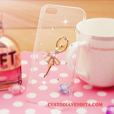 Custodia Samsung Galaxy S7 Strass Tutto Incluso Tendenza, Cover Samsung Galaxy S7 Protezione Rosatelefono