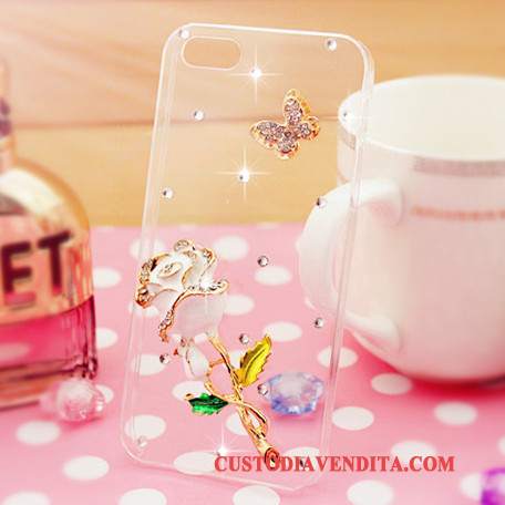 Custodia Samsung Galaxy S7 Strass Tutto Incluso Tendenza, Cover Samsung Galaxy S7 Protezione Rosatelefono