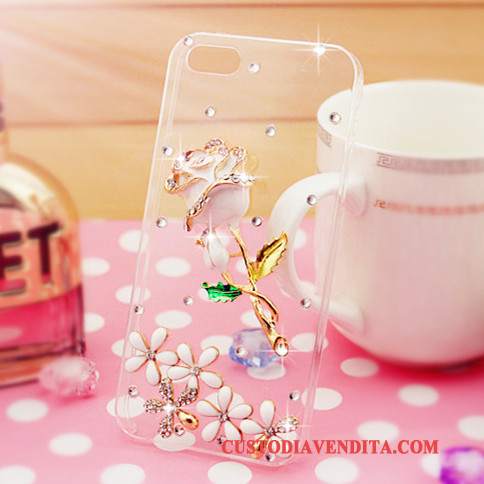 Custodia Samsung Galaxy S7 Strass Tutto Incluso Tendenza, Cover Samsung Galaxy S7 Protezione Rosatelefono