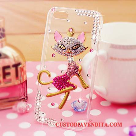 Custodia Samsung Galaxy S7 Strass Tutto Incluso Tendenza, Cover Samsung Galaxy S7 Protezione Rosatelefono