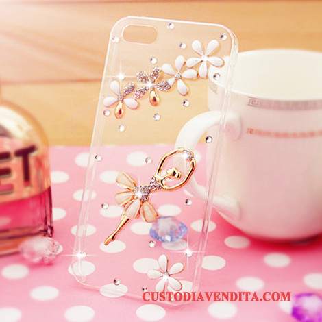 Custodia Samsung Galaxy S7 Strass Tutto Incluso Tendenza, Cover Samsung Galaxy S7 Protezione Rosatelefono