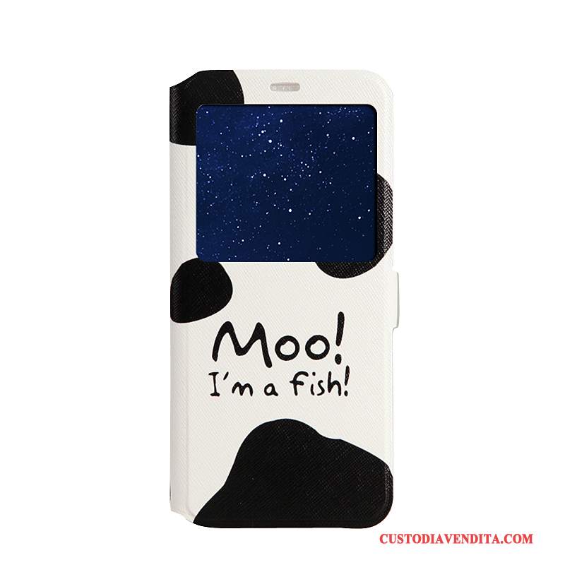 Custodia Samsung Galaxy S8+ Cartone Animato Telefono Blu, Cover Samsung Galaxy S8+ Folio Morbido Supporto