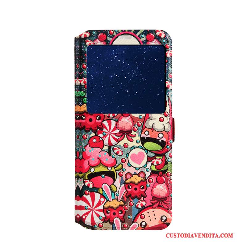 Custodia Samsung Galaxy S8+ Cartone Animato Telefono Blu, Cover Samsung Galaxy S8+ Folio Morbido Supporto