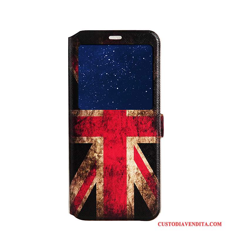 Custodia Samsung Galaxy S8+ Cartone Animato Telefono Blu, Cover Samsung Galaxy S8+ Folio Morbido Supporto