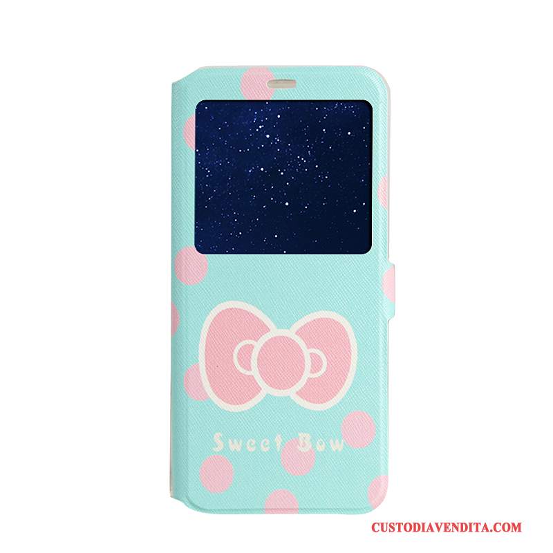 Custodia Samsung Galaxy S8+ Cartone Animato Telefono Blu, Cover Samsung Galaxy S8+ Folio Morbido Supporto