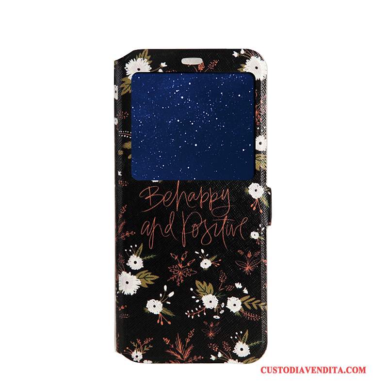 Custodia Samsung Galaxy S8+ Cartone Animato Telefono Blu, Cover Samsung Galaxy S8+ Folio Morbido Supporto