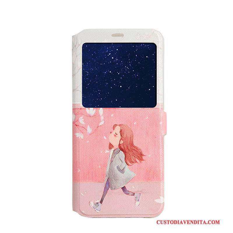 Custodia Samsung Galaxy S8+ Cartone Animato Telefono Blu, Cover Samsung Galaxy S8+ Folio Morbido Supporto