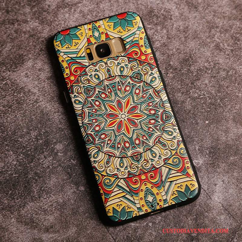 Custodia Samsung Galaxy S8 Colore Tendenza Anti-caduta, Cover Samsung Galaxy S8 Silicone Morbido Macchiati