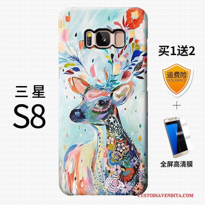 Custodia Samsung Galaxy S8+ Colore Tendenzatelefono, Cover Samsung Galaxy S8+ Creativo Di Personalità Macchiati