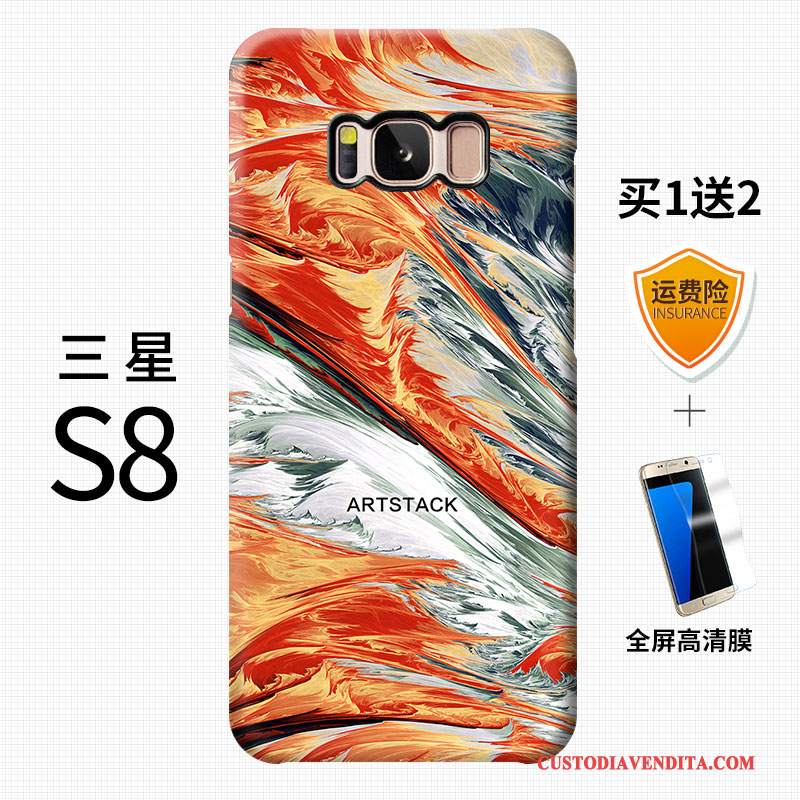 Custodia Samsung Galaxy S8+ Colore Tendenzatelefono, Cover Samsung Galaxy S8+ Creativo Di Personalità Macchiati