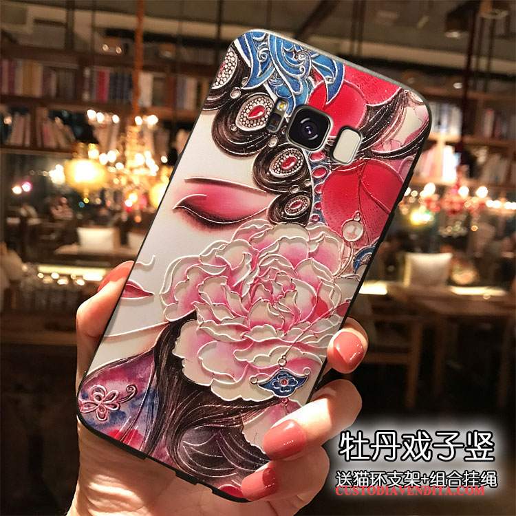 Custodia Samsung Galaxy S8+ Colore Tendenzatelefono, Cover Samsung Galaxy S8+ Silicone Ornamenti Appesi