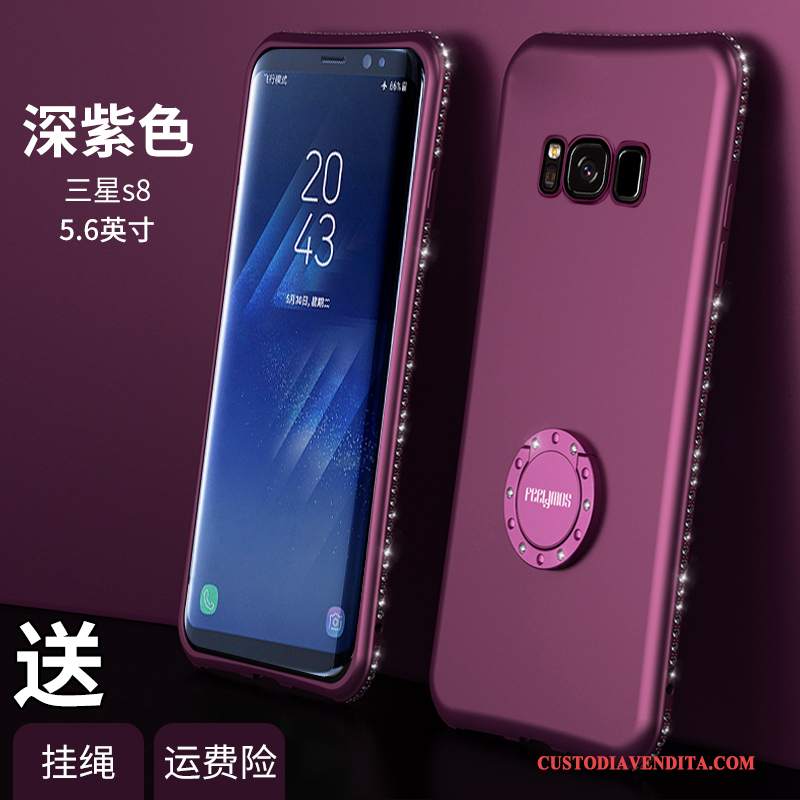 Custodia Samsung Galaxy S8 Creativo Di Personalità Morbido, Cover Samsung Galaxy S8 Silicone Macchiati Anti-caduta