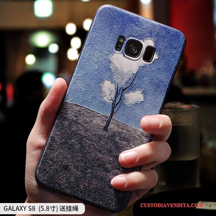 Custodia Samsung Galaxy S8 Creativo Di Personalità Morbido, Cover Samsung Galaxy S8 Silicone Telefono Macchiati
