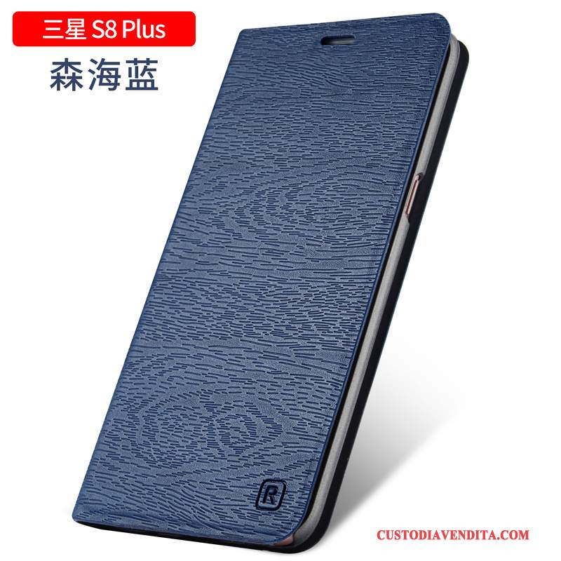 Custodia Samsung Galaxy S8+ Folio Anti-caduta Oro, Cover Samsung Galaxy S8+ Pelle Tutto Inclusotelefono