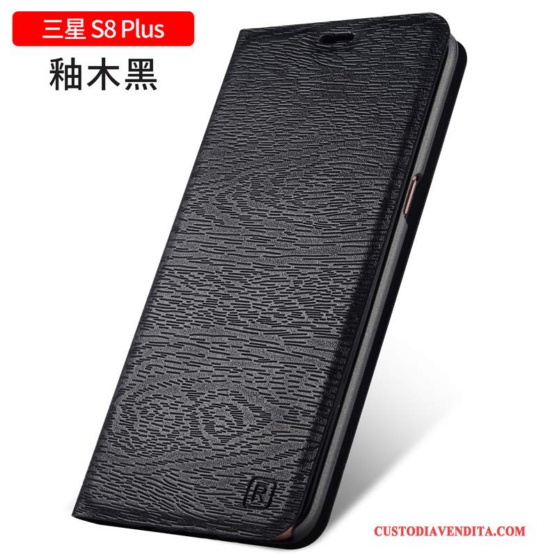 Custodia Samsung Galaxy S8+ Folio Anti-caduta Oro, Cover Samsung Galaxy S8+ Pelle Tutto Inclusotelefono