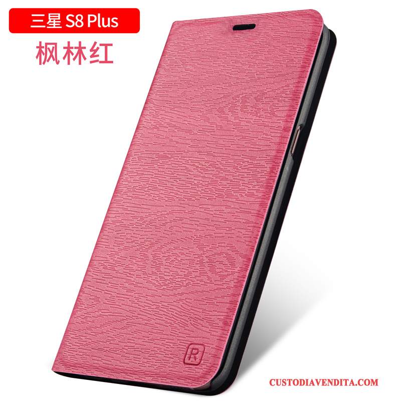 Custodia Samsung Galaxy S8+ Folio Anti-caduta Oro, Cover Samsung Galaxy S8+ Pelle Tutto Inclusotelefono