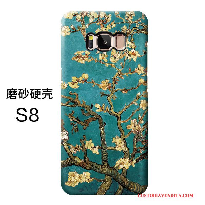 Custodia Samsung Galaxy S8 Goffratura Blutelefono, Cover Samsung Galaxy S8 Silicone Alto Tutto Incluso
