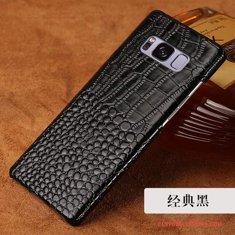 Custodia Samsung Galaxy S8+ Pelle Marchio Di Tendenza Anti-caduta, Cover Samsung Galaxy S8+ Creativo Lussotelefono