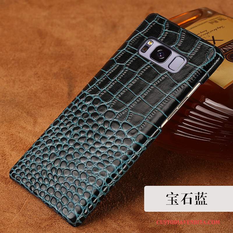 Custodia Samsung Galaxy S8+ Pelle Marchio Di Tendenza Anti-caduta, Cover Samsung Galaxy S8+ Creativo Lussotelefono