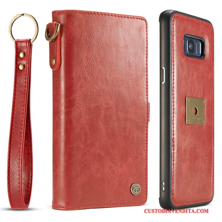 Custodia Samsung Galaxy S8+ Protezione Affari Nero, Cover Samsung Galaxy S8+ Folio Carta Ornamenti Appesi