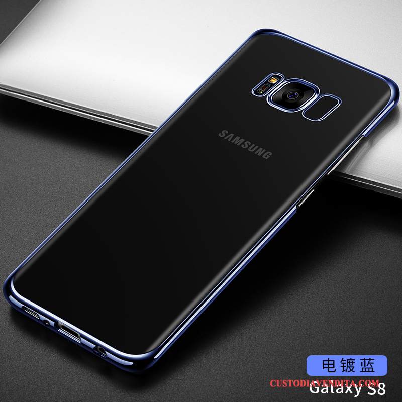 Custodia Samsung Galaxy S8+ Protezione Anti-caduta Nero, Cover Samsung Galaxy S8+ Trasparente Sottili