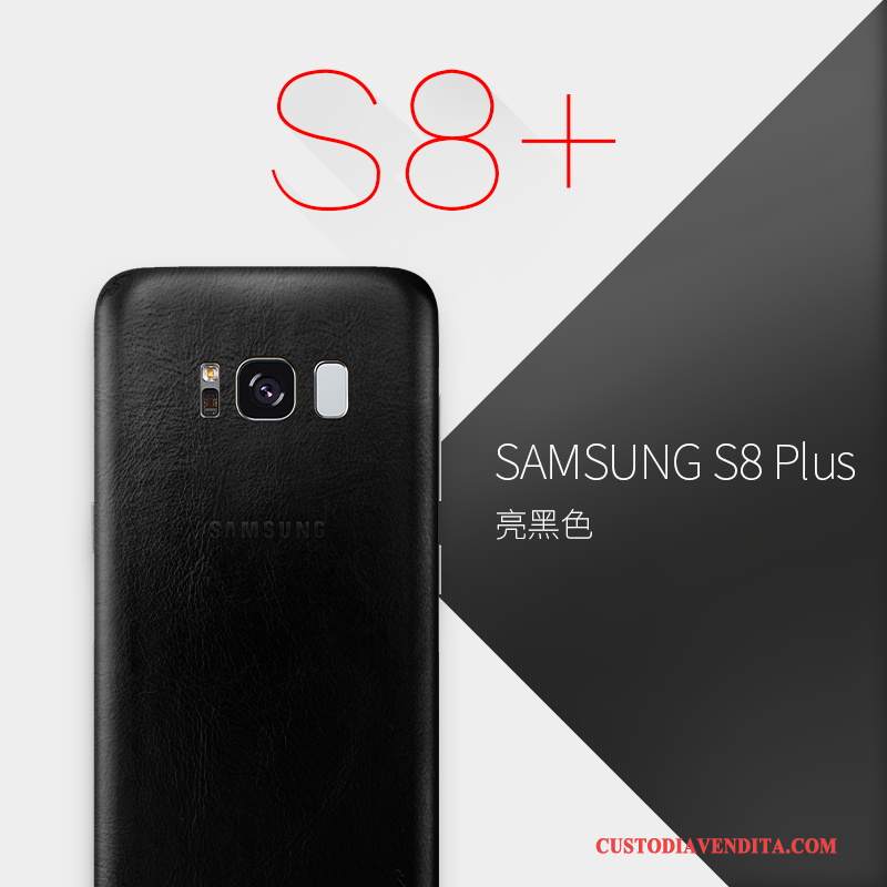 Custodia Samsung Galaxy S8+ Protezione Arancionetelefono, Cover Samsung Galaxy S8+ Pelle Giallo Sottile