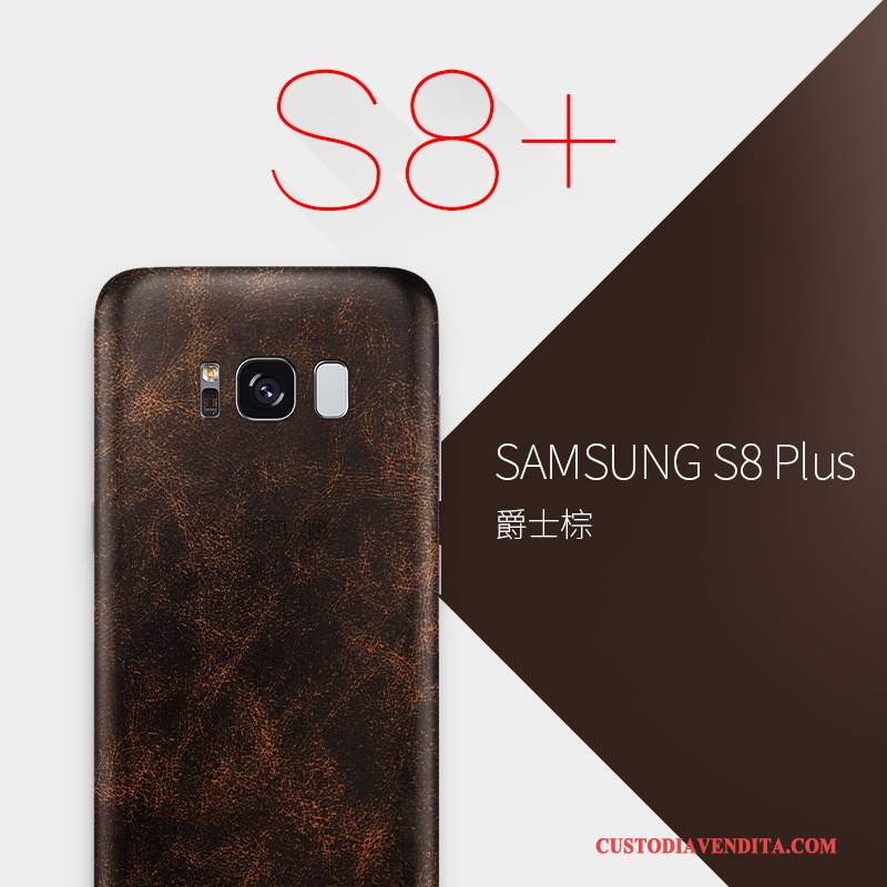 Custodia Samsung Galaxy S8+ Protezione Arancionetelefono, Cover Samsung Galaxy S8+ Pelle Giallo Sottile