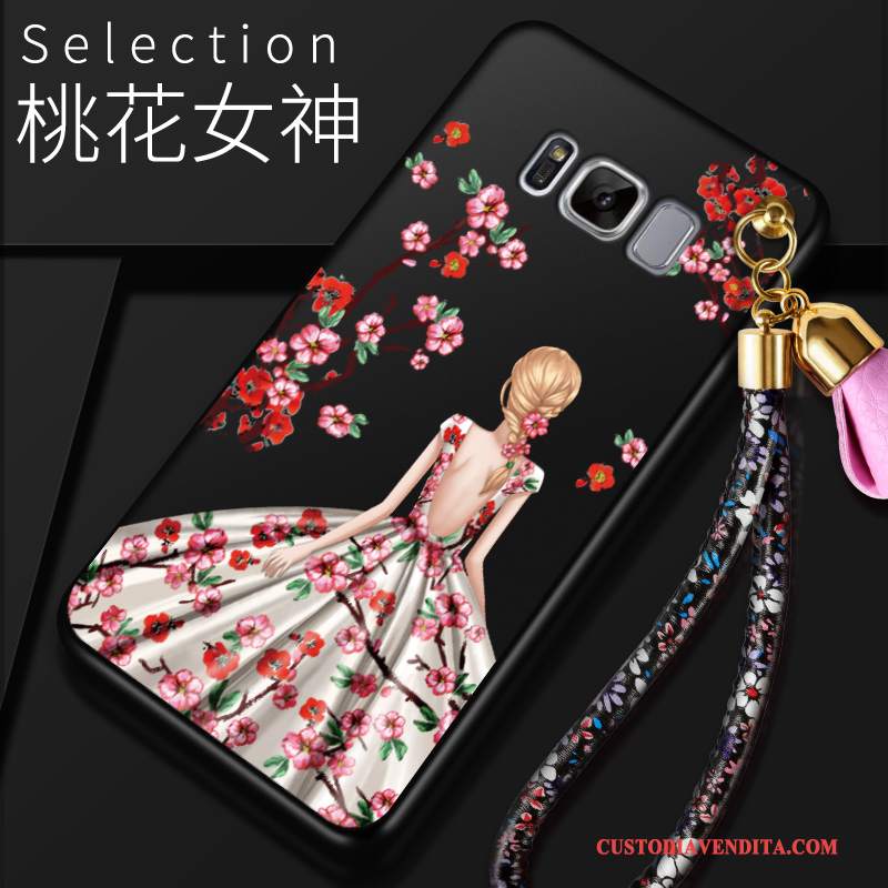 Custodia Samsung Galaxy S8 Silicone Telefono Rosso, Cover Samsung Galaxy S8 Protezione Anti-caduta