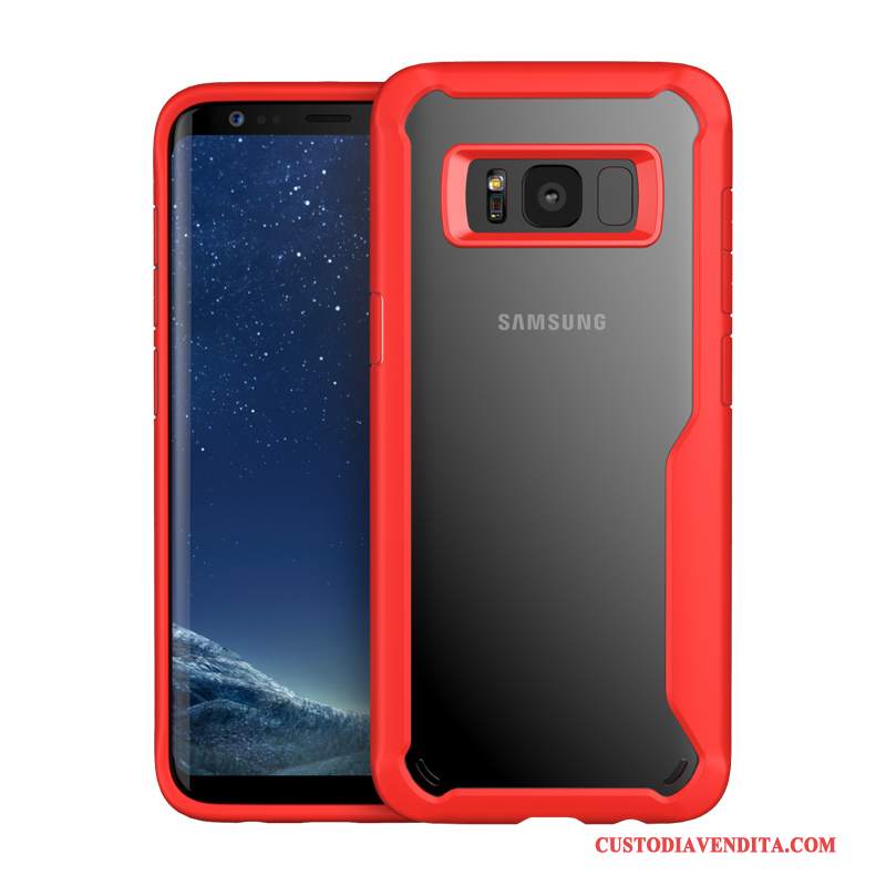 Custodia Samsung Galaxy S8+ Silicone Tutto Incluso Trasparente, Cover Samsung Galaxy S8+ Gasbag Tendenza