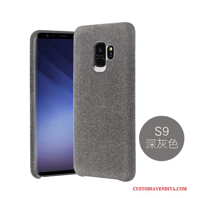 Custodia Samsung Galaxy S9 Creativo Affari Marchio Di Tendenza, Cover Samsung Galaxy S9 Grigio Nuovo