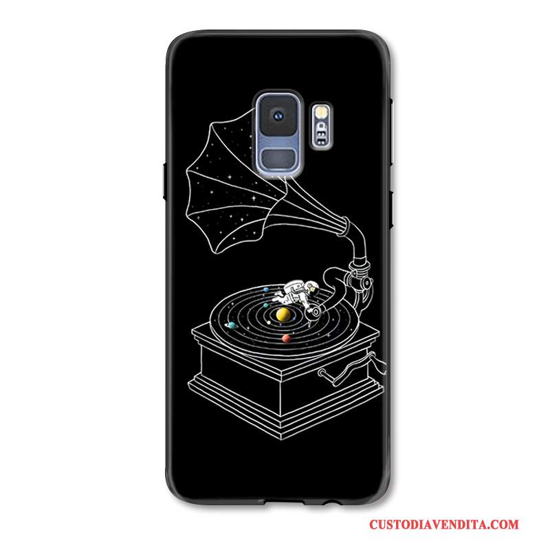 Custodia Samsung Galaxy S9 Creativo Nero Anti-caduta, Cover Samsung Galaxy S9 Goffratura Di Personalitàtelefono