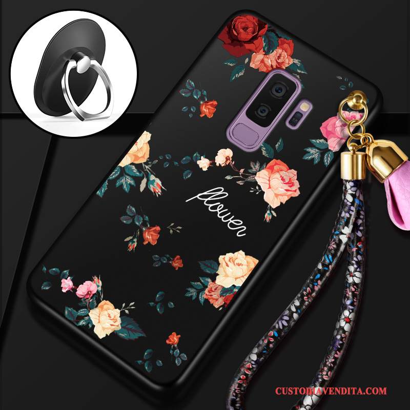 Custodia Samsung Galaxy S9+ Protezione Tutto Incluso Anti-caduta, Cover Samsung Galaxy S9+ Rosso Tendenza