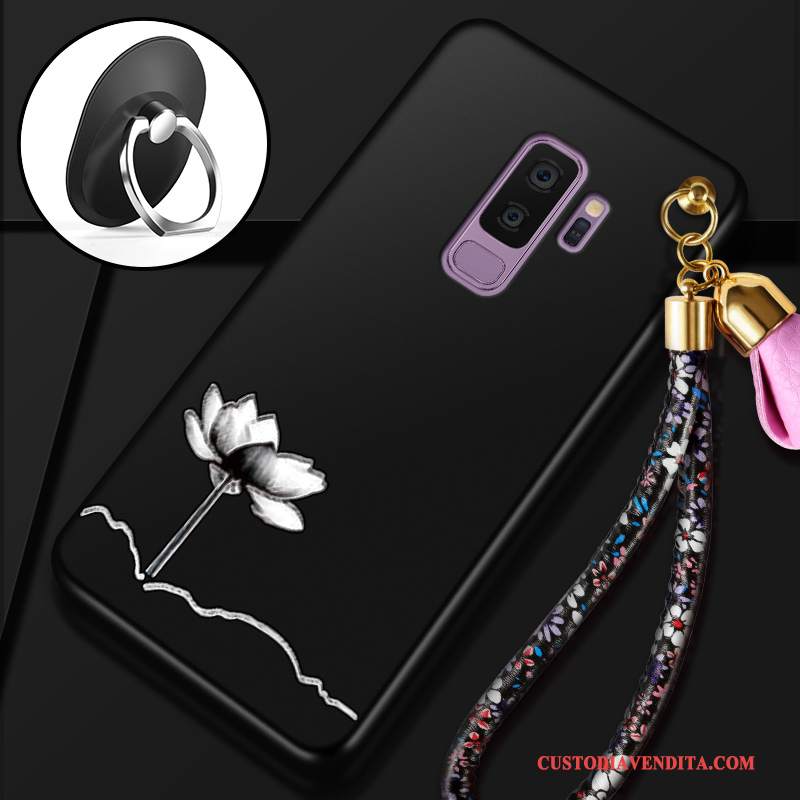 Custodia Samsung Galaxy S9+ Protezione Tutto Incluso Anti-caduta, Cover Samsung Galaxy S9+ Rosso Tendenza