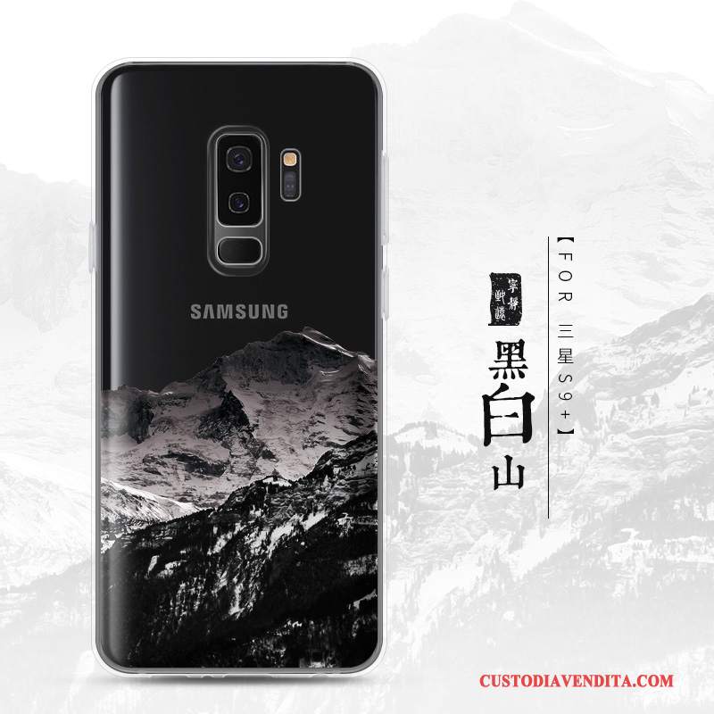 Custodia Samsung Galaxy S9+ Silicone Anti-cadutatelefono, Cover Samsung Galaxy S9+ Creativo Scenario Tendenza