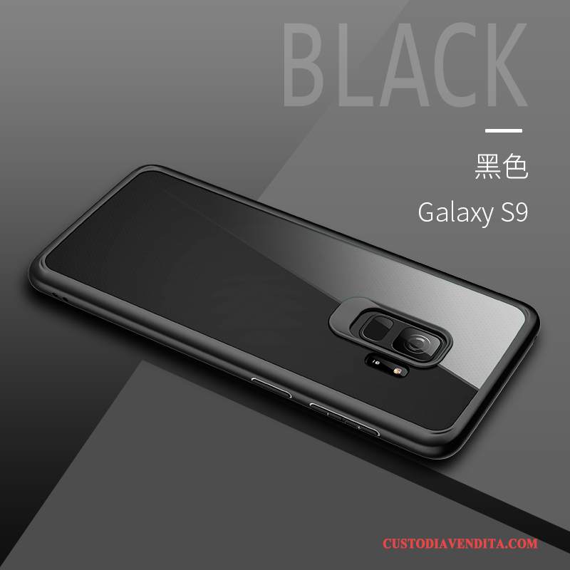 Custodia Samsung Galaxy S9 Silicone Semplici Di Personalità, Cover Samsung Galaxy S9 Tutto Incluso Trasparente