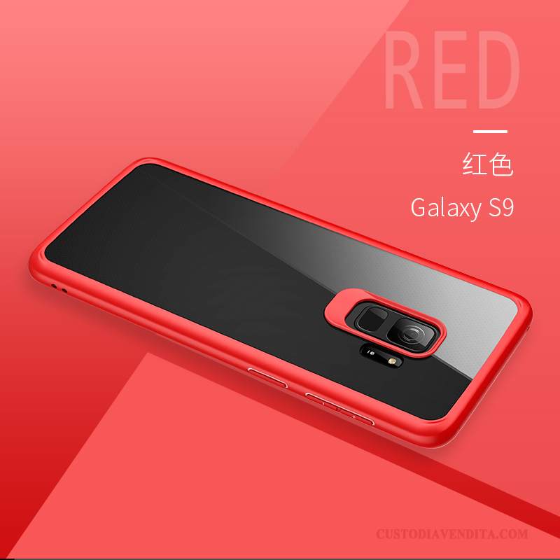 Custodia Samsung Galaxy S9 Silicone Semplici Di Personalità, Cover Samsung Galaxy S9 Tutto Incluso Trasparente