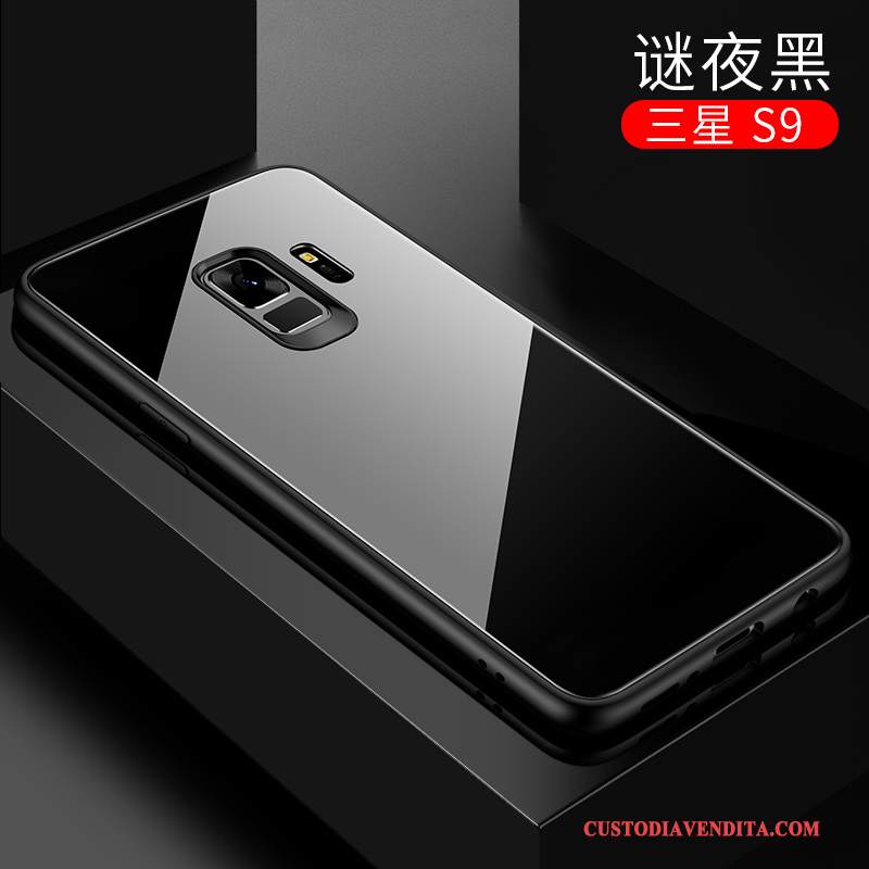 Custodia Samsung Galaxy S9 Silicone Vetro Marchio Di Tendenza, Cover Samsung Galaxy S9 Creativo Sottili Di Personalità