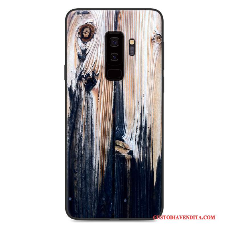 Custodia Samsung Galaxy S9 Vintage Bianco Anti-caduta, Cover Samsung Galaxy S9 Colore Telefono Morbido
