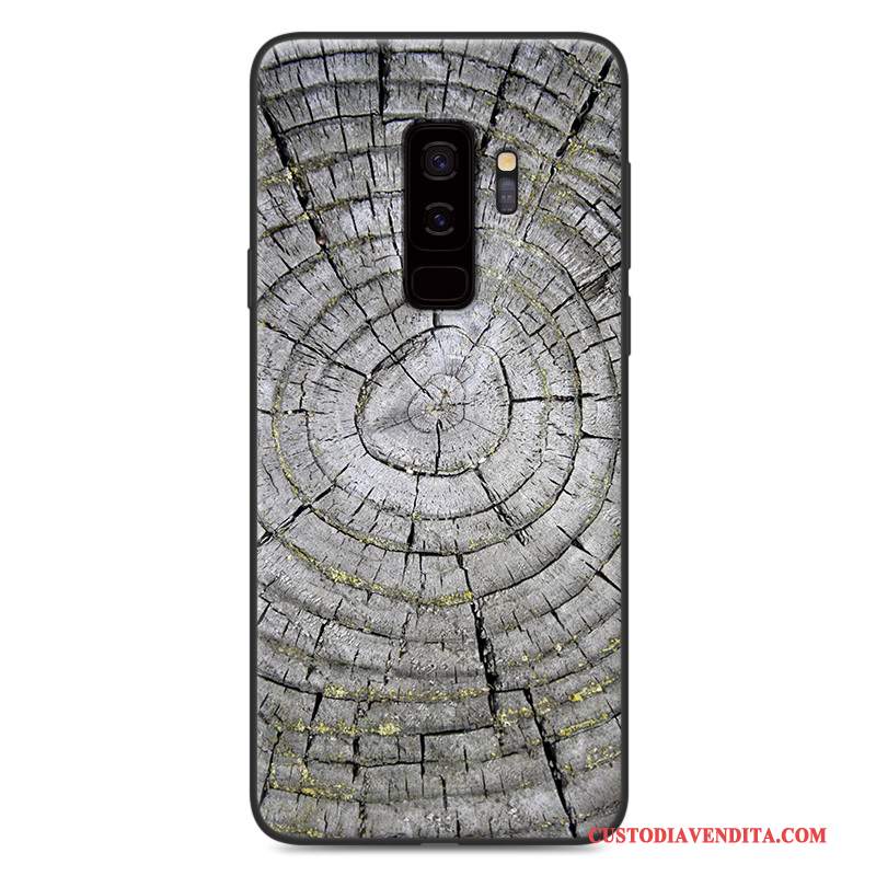 Custodia Samsung Galaxy S9 Vintage Bianco Anti-caduta, Cover Samsung Galaxy S9 Colore Telefono Morbido