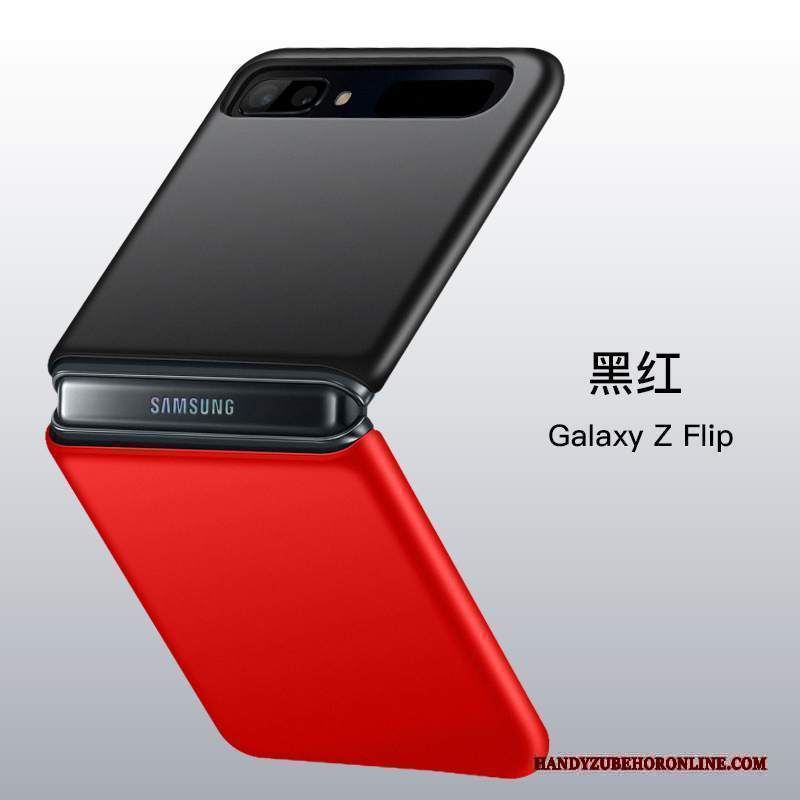 Custodia Samsung Z Flip Silicone Piegare Tutto Incluso, Cover Samsung Z Flip Protezione Trasparentetelefono