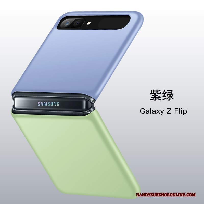 Custodia Samsung Z Flip Silicone Piegare Tutto Incluso, Cover Samsung Z Flip Protezione Trasparentetelefono