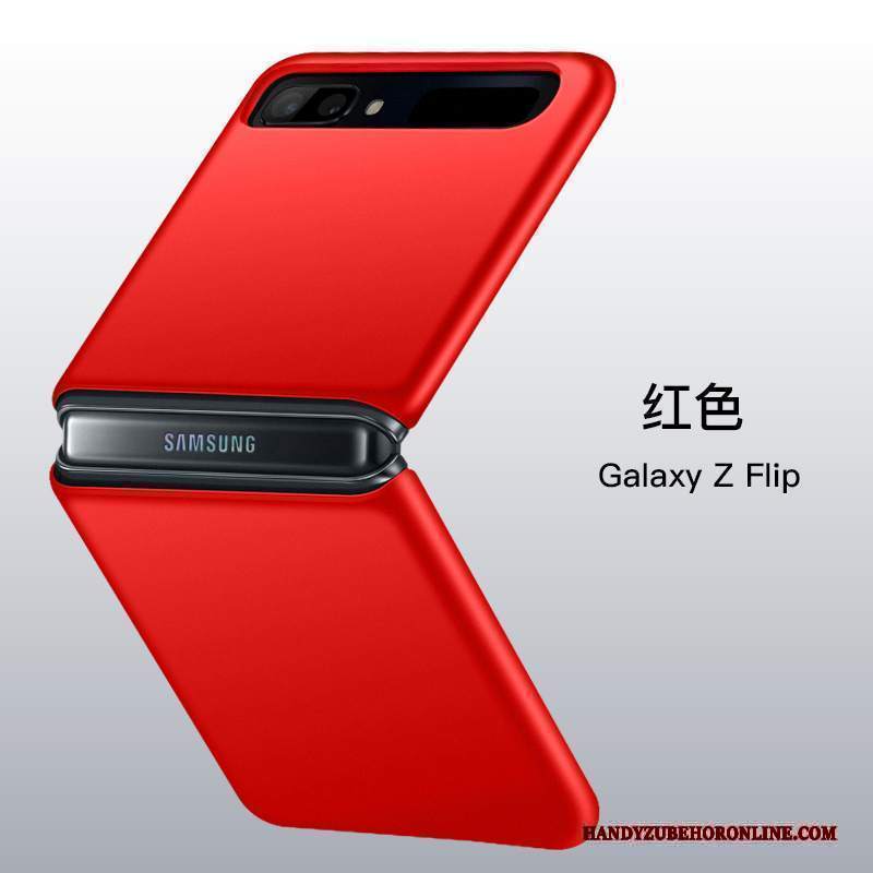 Custodia Samsung Z Flip Silicone Piegare Tutto Incluso, Cover Samsung Z Flip Protezione Trasparentetelefono